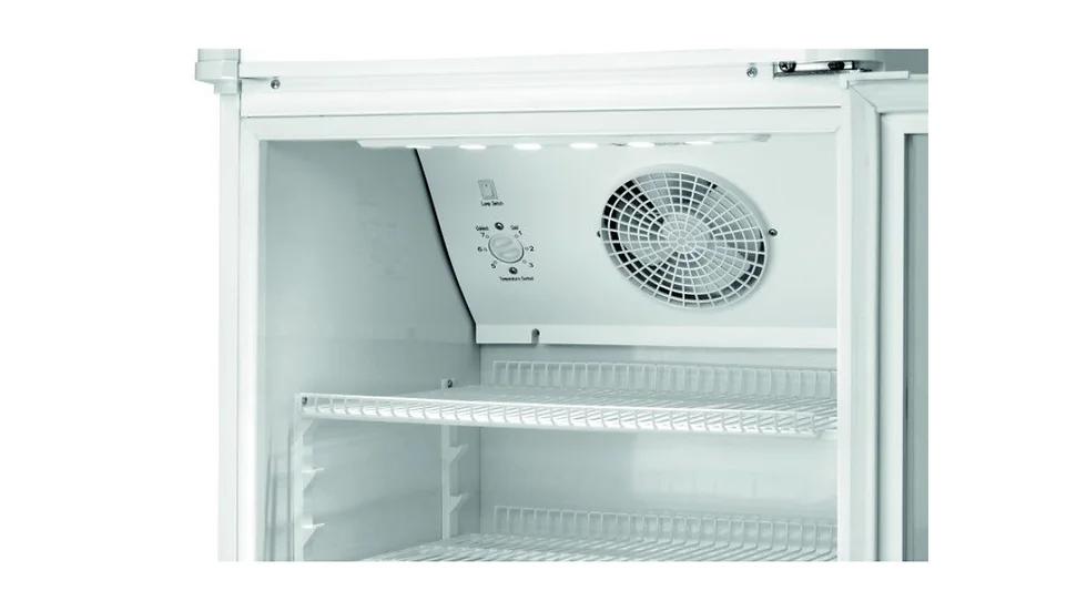 Großer Glastürenkühlschrank