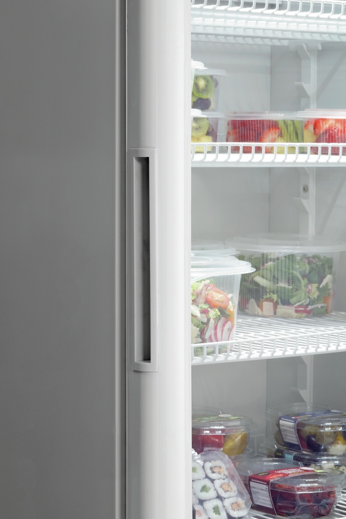 Großer Glastürenkühlschrank