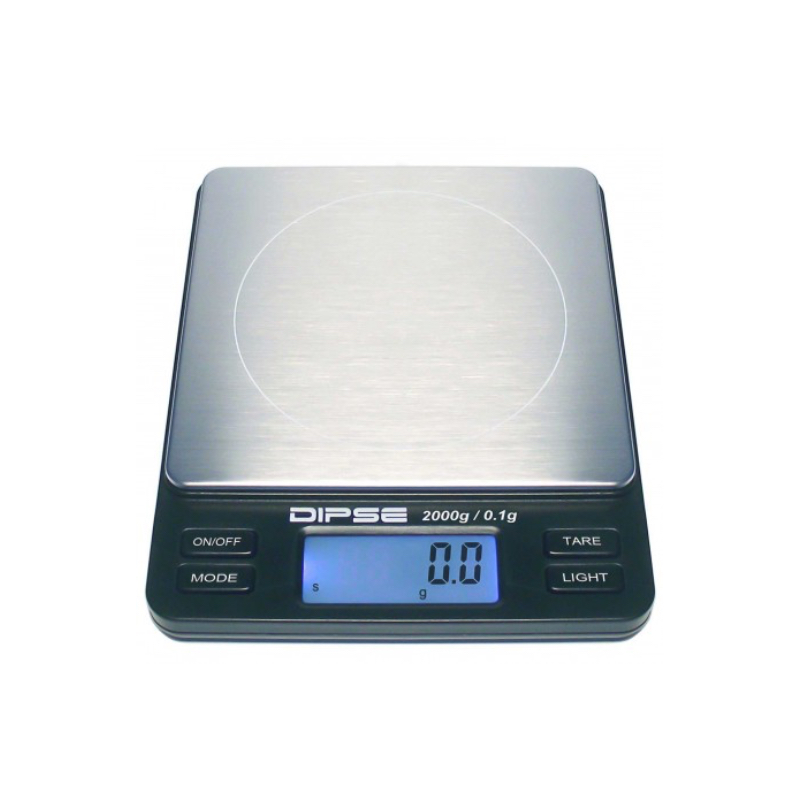 [PROB-40-1] Digital scales / up to 2,000 g / stainless steel weighing surface / easy to use / precise results