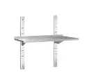 Stainless steel wall rack / 1 shelf / 80 x 40 x 4 cm