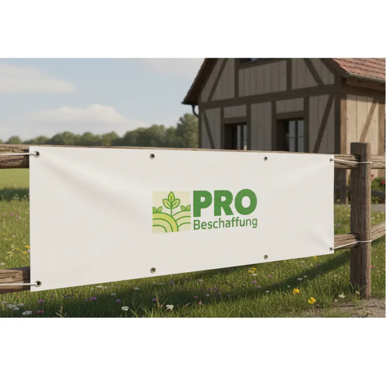 [PROB-17-8] Werbetransparent/Werbebanner (300 x 100 cm)