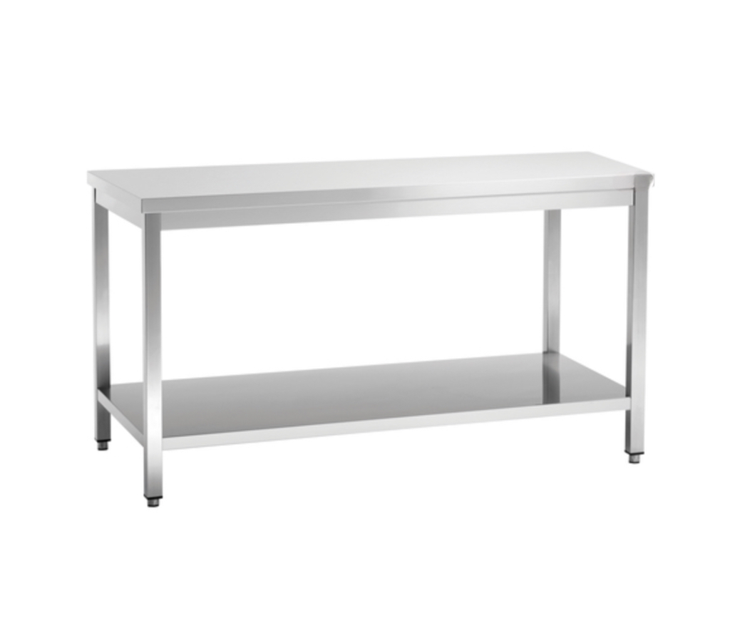 [PROB-27-99] Stainless steel work table, 160 cm x 70 cm