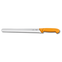 Schinkenmesser mit 35 cm Klinge, mit Wellenschliff
