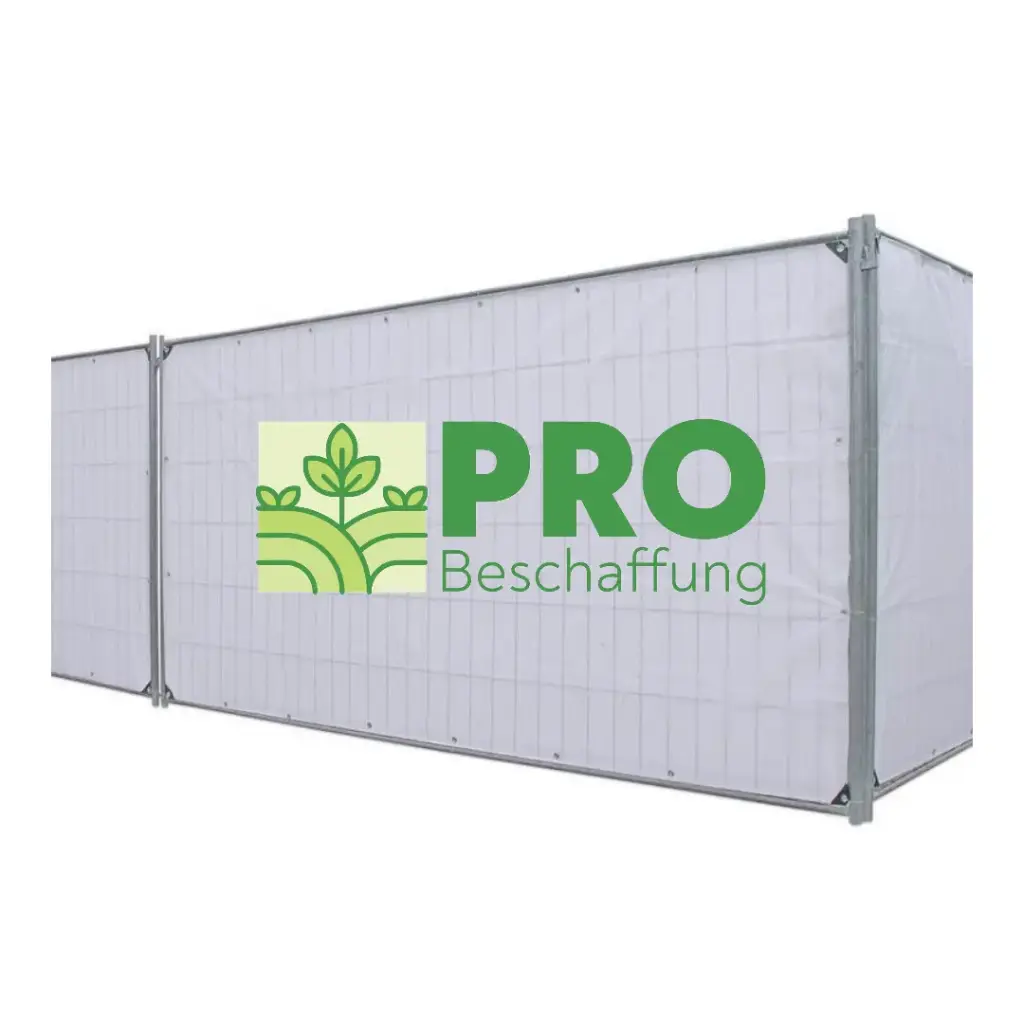 Ankündigungsplakat für den Bauzaun (340 x 173 cm)