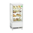 Small tall refrigerated display case