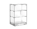 Large, high display cabinet for snacks, cakes etc.