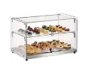 Large display cabinet for snacks, cakes etc.