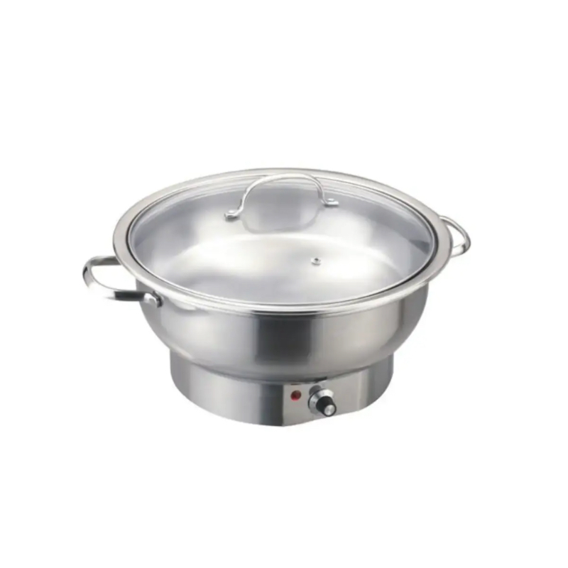 Chafing dish / for keeping food warm and heating it up / 3.8 liters