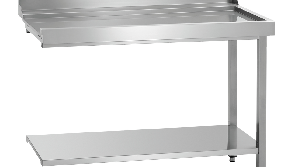Drainage table for passthrough dishwasher / Left or right installation
