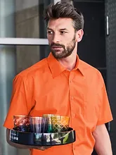 Business shirt for men, short sleeve