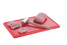Cutting board for meat (red)