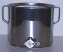 Abfülltopf / 20 Liter / Edelstahl