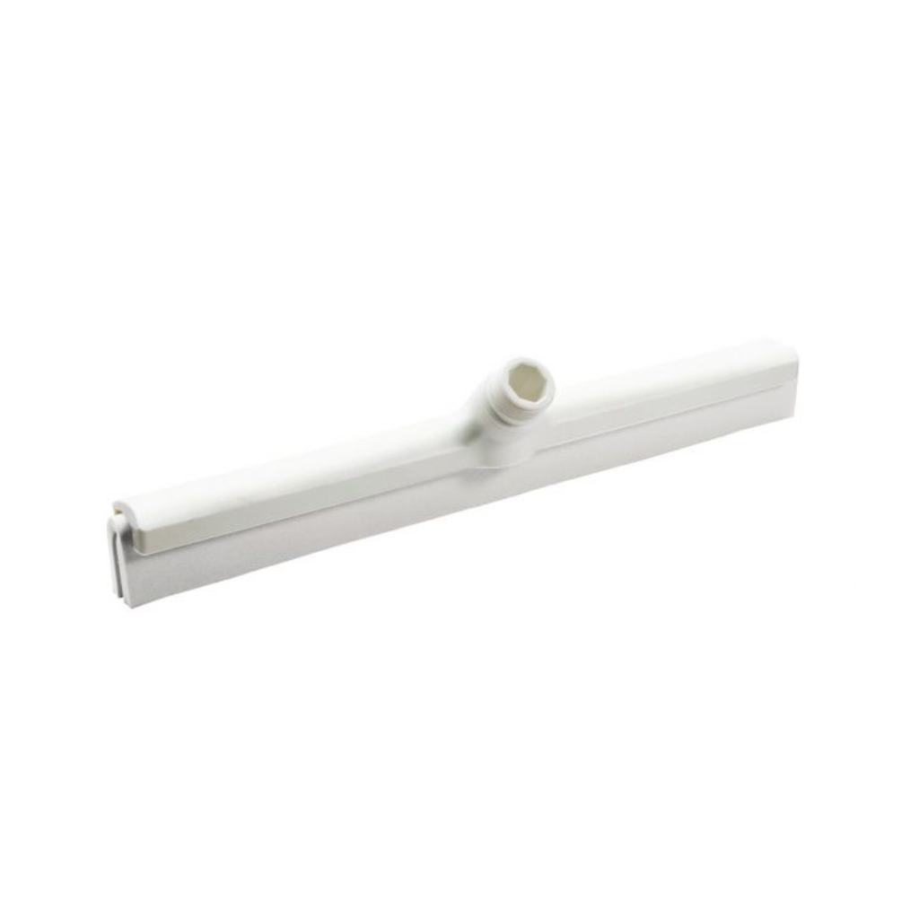 Wasserschieber / 2-lippig / weiß /  420 mm