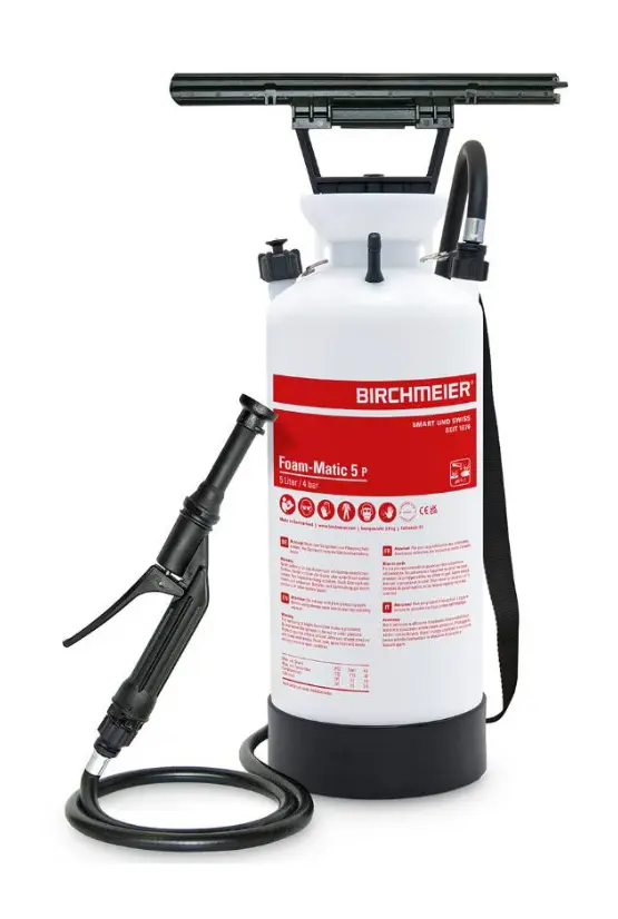 Druckspeichersprühgerät Foam-Matic 5 P (rot für Säuren)
