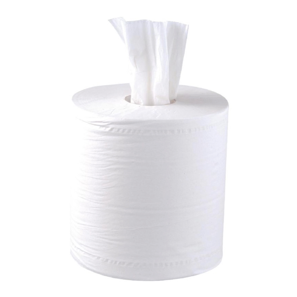 Papierhandtücher für Innenabrollung /6 Rollen / 1 Karton / 2-lagig