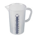 ﻿Measuring jug with handle / blue scale / 1.000 ml﻿