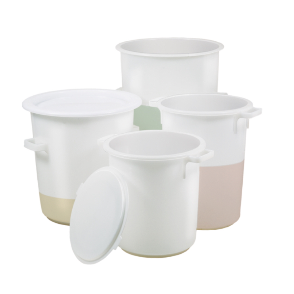 Storage can incl. lid / round / 110 liters / food-safe