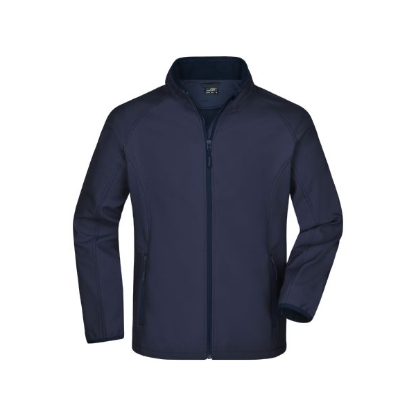 [PROB-33-59-navy] Men's softshell jacket, navy