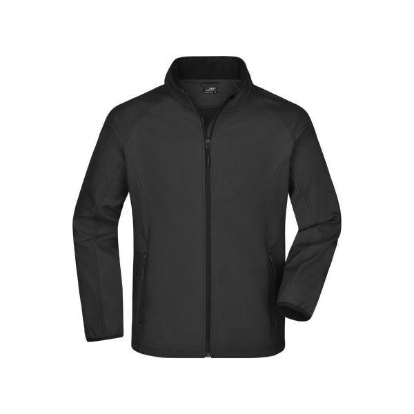 [PROB-33-59-schwarz] Men's softshell jacket, black