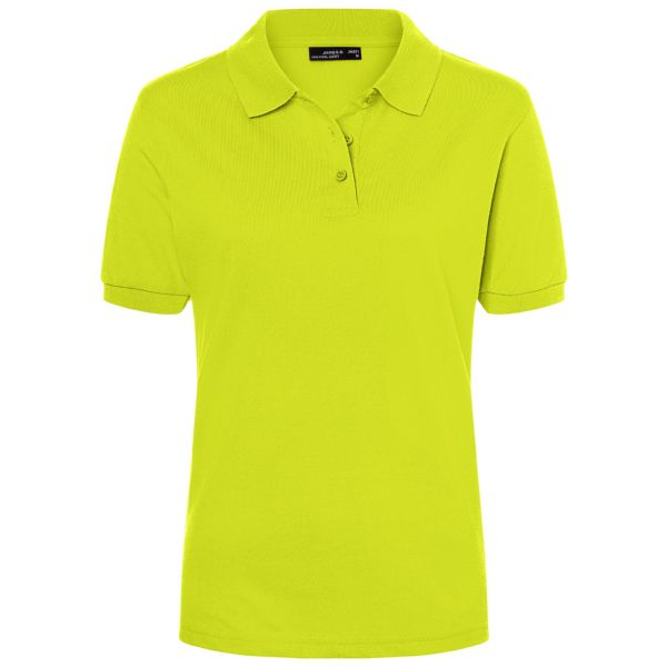 Ladies polo shirt Classic / yellow