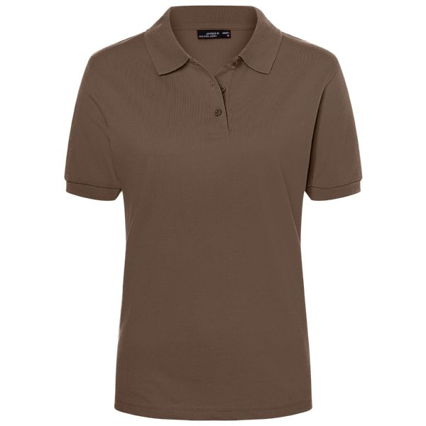 [PROB-33-17-braun] Classic Polo Shirt for Women, Brown
