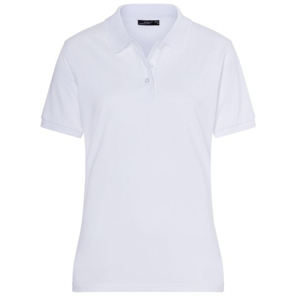 [PROB-33-17-weiß] Classic Polo Shirt for Women, White