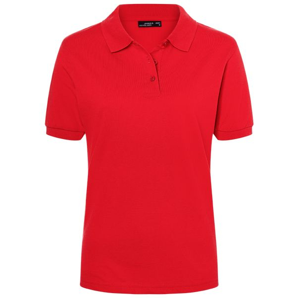 [PROB-33-17-rot] Classic Polo Shirt for Women, Red