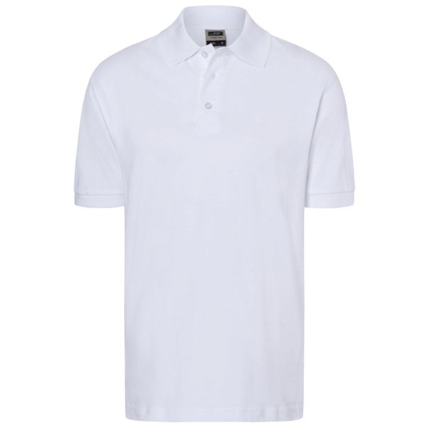 Herren Poloshirt Classic / weiß