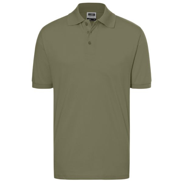 [PROB-33-18-olive] Classic Polo Shirt for Men, Olive