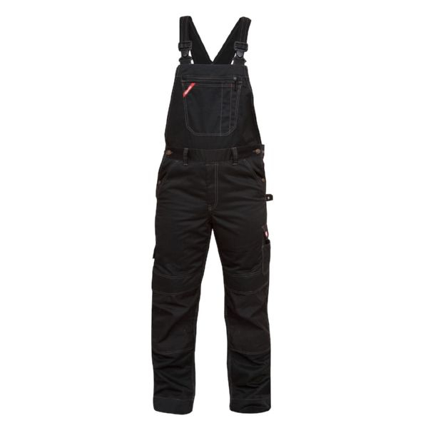Herren Latzhose Combat / schwarz