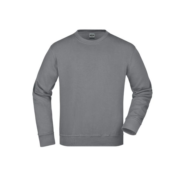 Herren Sweatshirt / Workwear / carbon