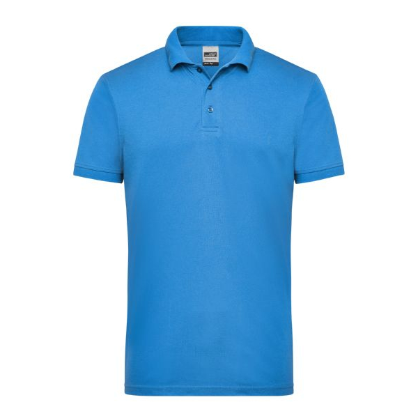 Herrenpoloshirt von Workwear, aqua