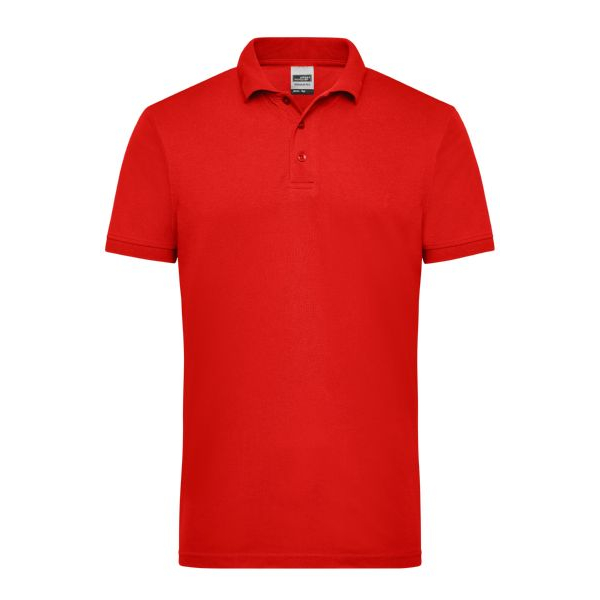 Herren Poloshirt Workwear / rot