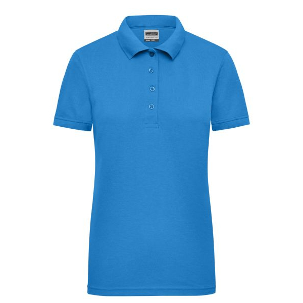 [PROB-33-47-aqua] Women's Workwear Polo Shirt, Aqua