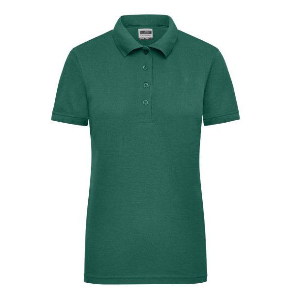 Damenpoloshirt von Workwear, dunkelgrün