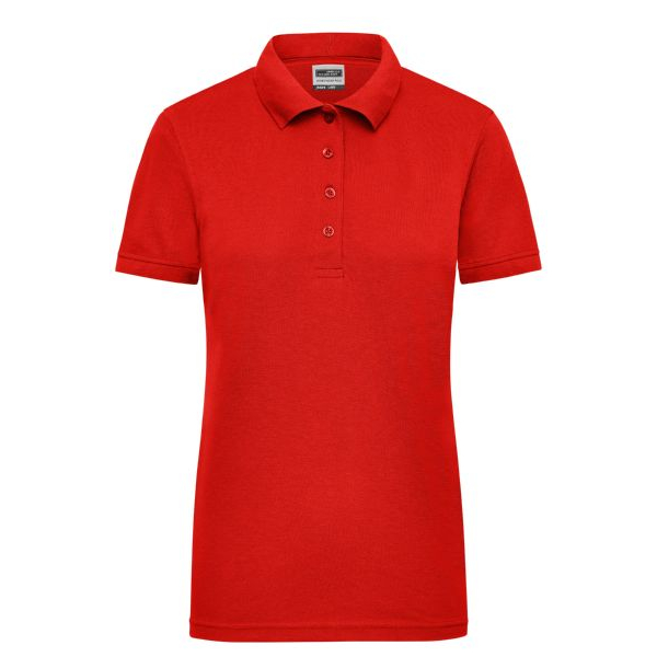 Damenpoloshirt von Workwear, rot