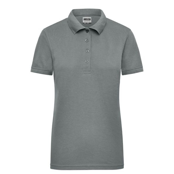 Damenpoloshirt von Workwear, dunkelgrau