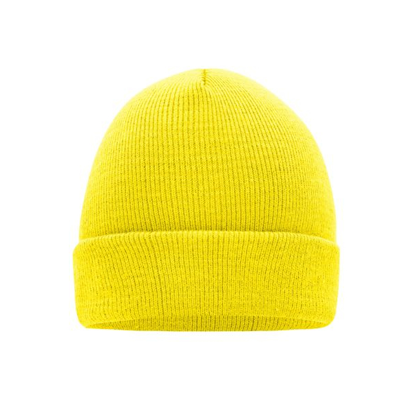 Strickmütze / gelb