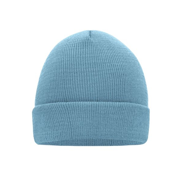 Knitted hat / light-blue