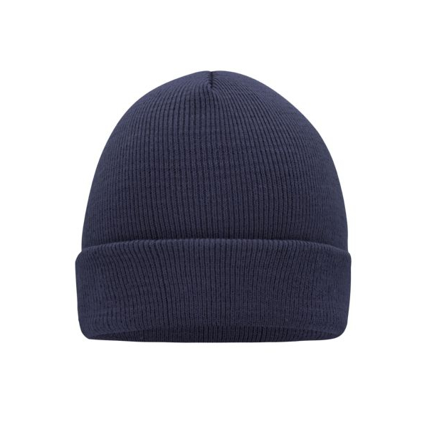 Strickmütze / dunkel-navy