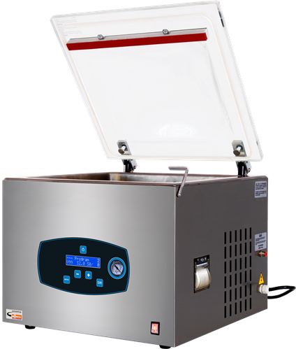 Vacuum sealer/chamber appliance with gas flushing & marinating function