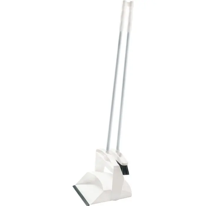 Sweeping set with long steel handle / Ø 0.20 mm / 1000 mm high / soft / red