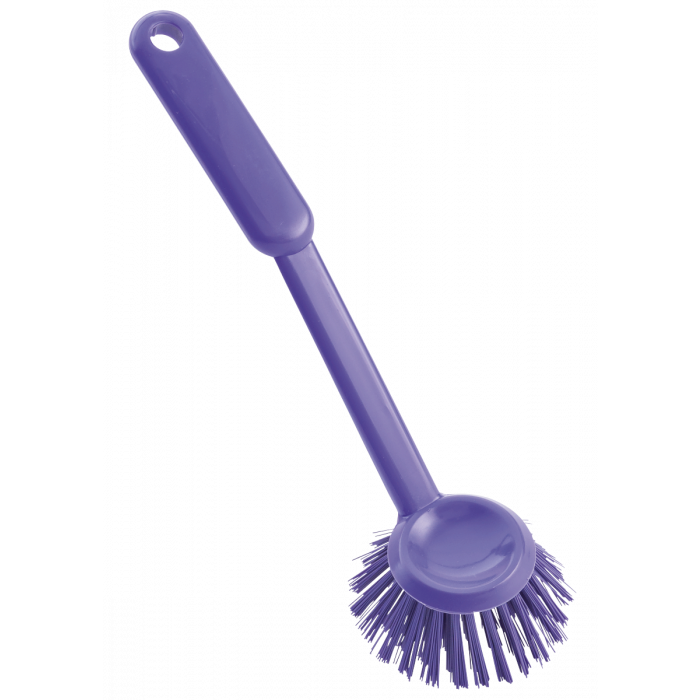 Dishwashing brush / round / Ø 0.35 mm / 255 mm long / medium / purple