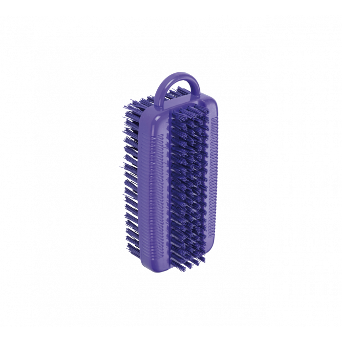 Nailbrush/washing brush / double-sided / Ø 0.35 mm / 110 mm long / medium hard / purple-fc