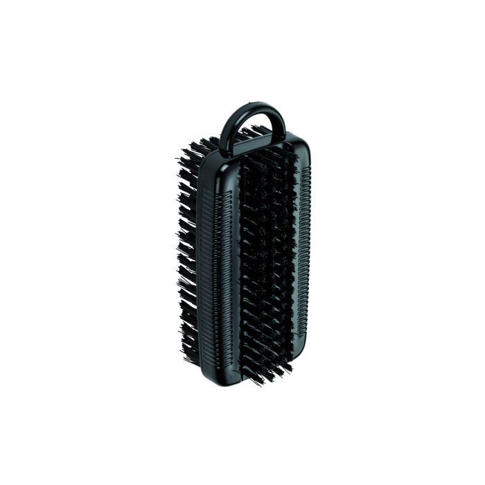 Nailbrush/washing brush / double-sided / Ø 0.35 mm / 110 mm long / medium hard / black-fc