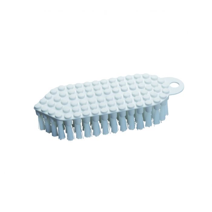 Scrubbing brush flexible / Ø 0.35 mm / 190 mm long / medium / white