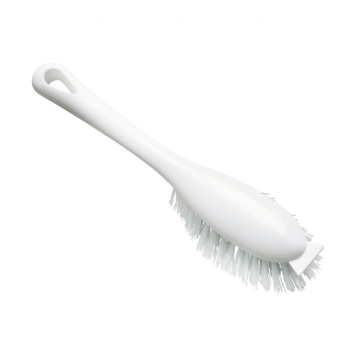 Handle brush with short handle / Ø 0.50 mm / 275 mm long / medium / white