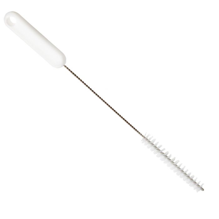 Rohrbürste / Edelstahldraht / Ø 0,35 mm / 305 mm lang / hart / weiß