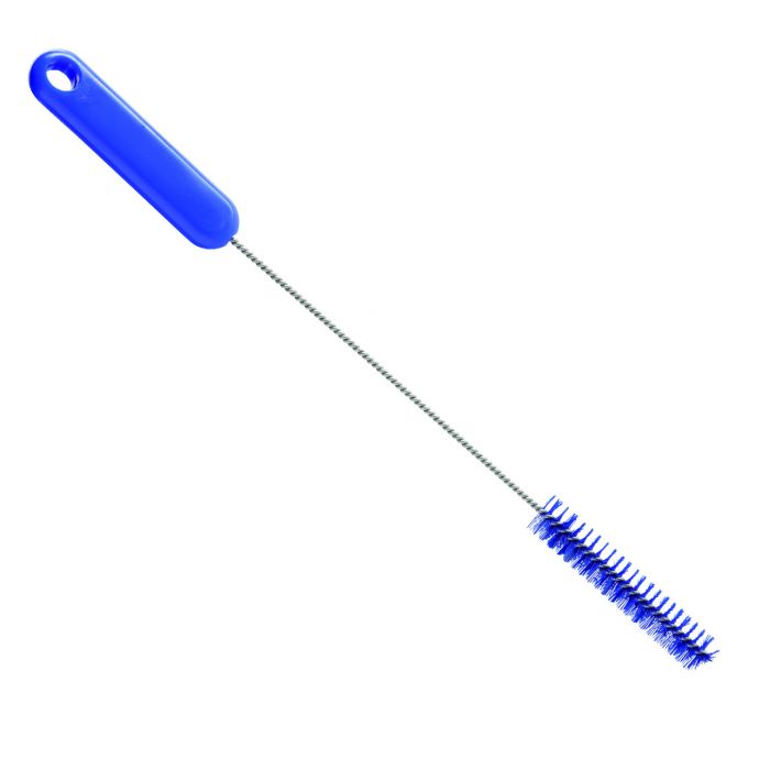 Rohrbürste / Edelstahldraht / Ø 0,35 mm / 305 mm lang / hart / blau-fc