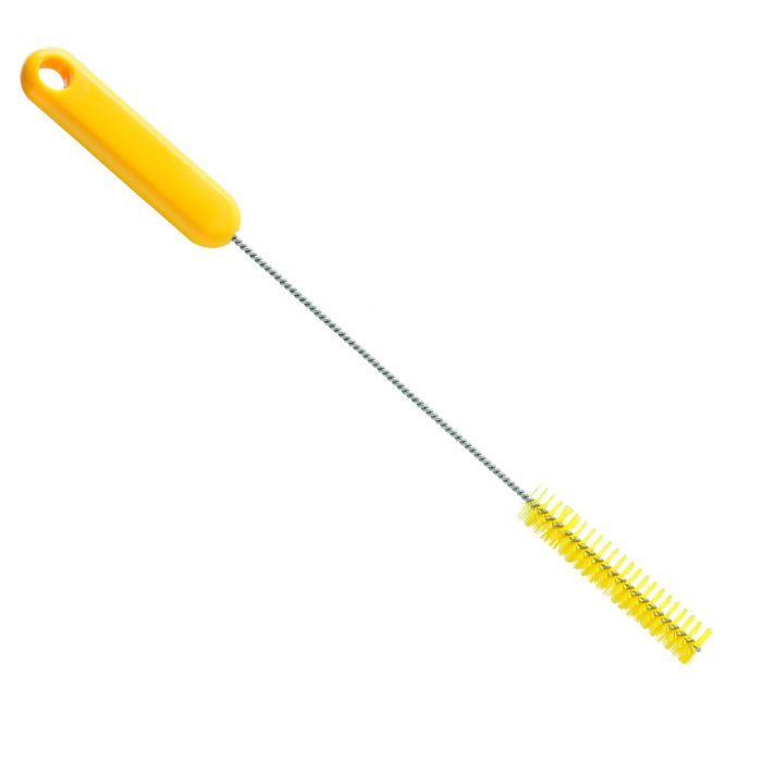 Rohrbürste / Edelstahldraht / Ø 0,35 mm / 305 mm lang / hart / gelb-fc